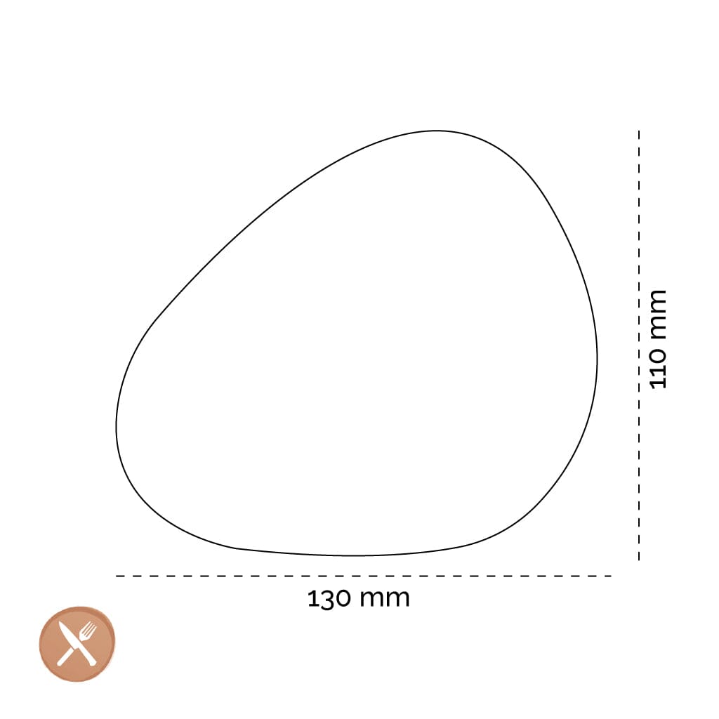 Lind DNA - Onderzetter Curve Nupo Lichtgrijs Onderzetter Lind DNA 