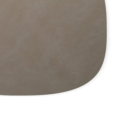 Lind DNA - Placemat Curve L Nupo Lichtgrijs Placemat Lind DNA 