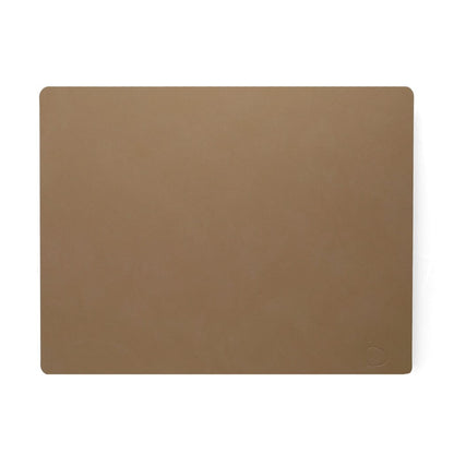 Lind DNA - Placemat Vierkant L Nupo Klei Bruin Placemat Lind DNA 