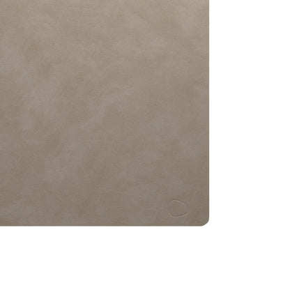 Lind DNA - Placemat Vierkant L Nupo Lichtgrijs Placemat Lind DNA 