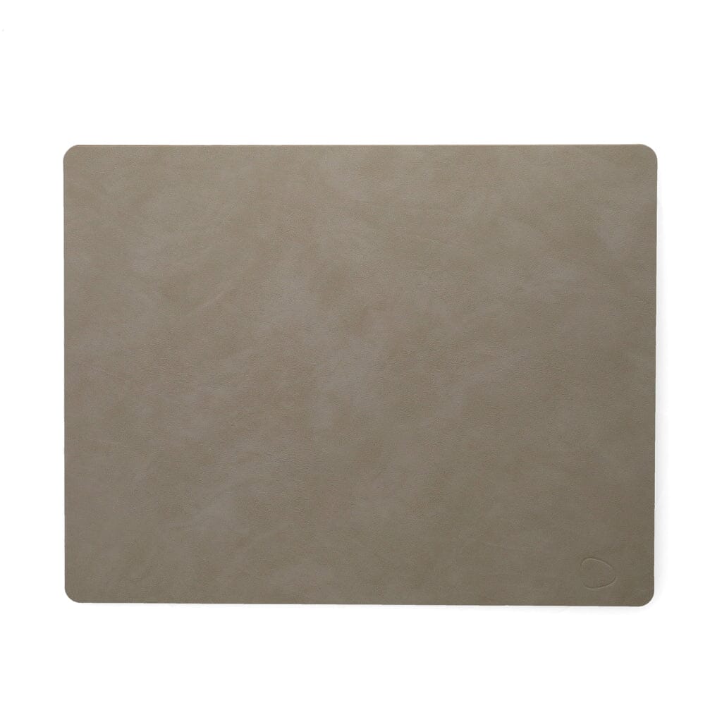 Lind DNA - Placemat Vierkant L Nupo Lichtgrijs Placemat Lind DNA 