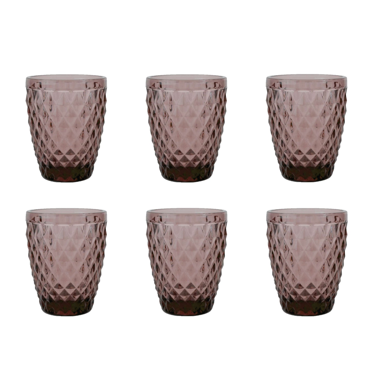 Medard de Noblat - Diamond - Glass 22cl - Purple (set of 6) Medard de Noblat 