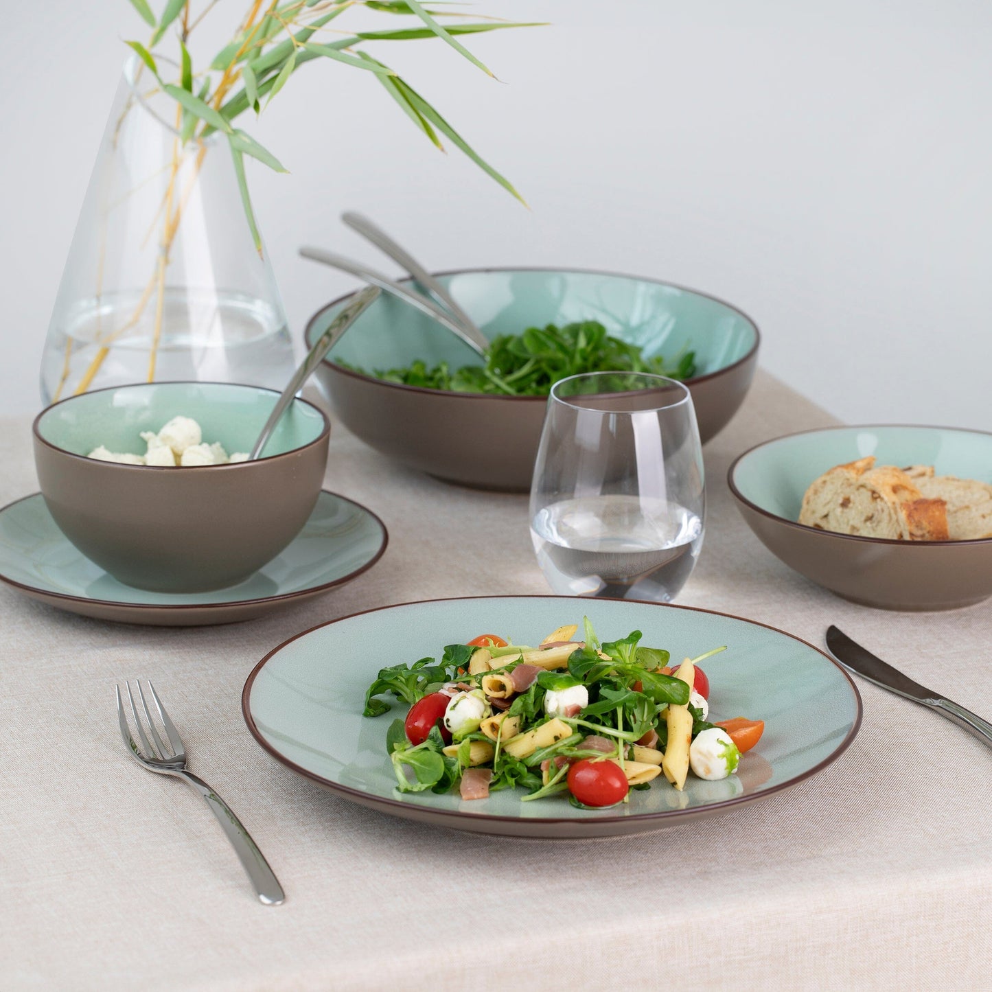 Medard de Noblat - Feeling Jade Dinnerbord 26.5 cm (set van 6) Dinerborden Medard de Noblat 