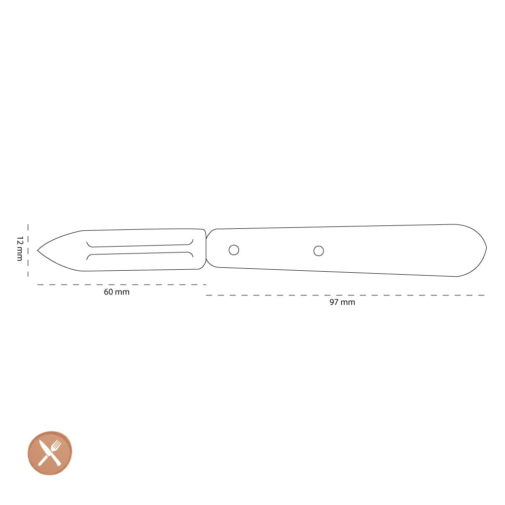 Opinel - Dunschiller N°115, Tangerine Opinel 