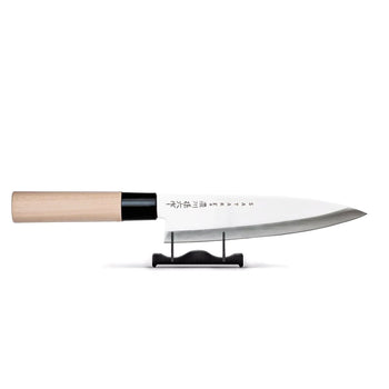 Couteau de chef japonais Satake en bois de magnolia, 21 cm