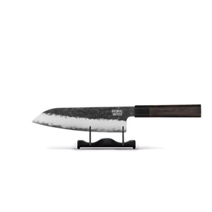 Shinrai Knives - Blackout Edition Damascus Santoku mes 18 cm Shinrai Knives 