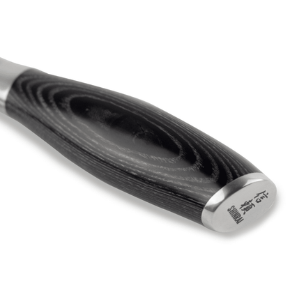 Shinrai Knives - Damask Pakka Wood Santoku 18 cm