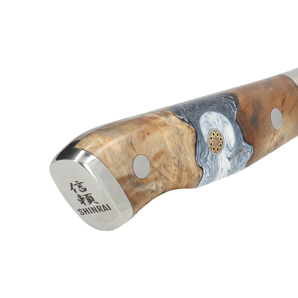 Shinrai Knives - Eclipse Series Damascus Broodmes 20 cm Broodmes Shinrai Knives 