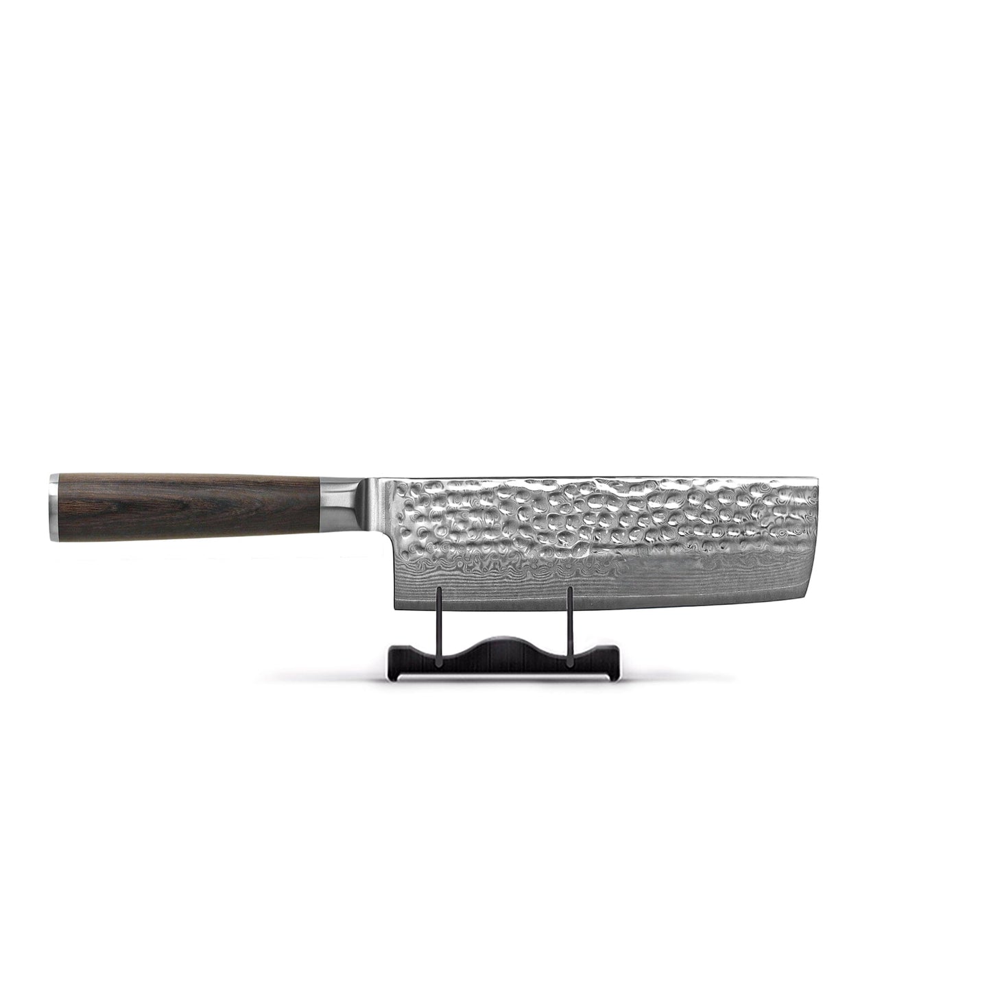 Shinrai Knives - Hammered Damast BR 3-delige Messenset - Koksmes + Nakiri + Santoku Messenset Shinrai Knives 