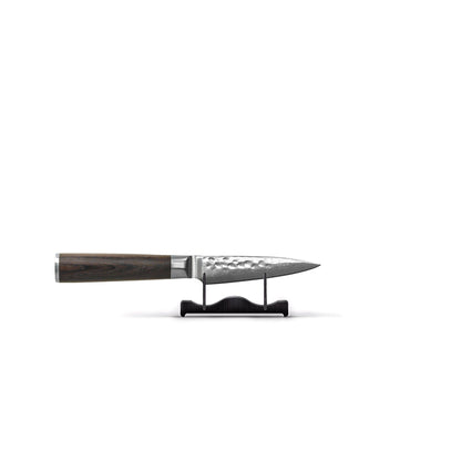 Shinrai Knives - Hammered Damast BR 5-delige Messenset + Messenblok Cito dubbelzijdig Messenset met blok Shinrai Knives 