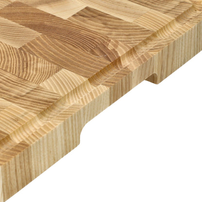 Shinrai Knives - Luxe Snijplank Essenhout - Kopshout - 35 × 25 × 2.5 cm Houten snijplank Shinrai Knives 