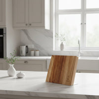 Shinrai Knives - Magnetisch Messenblok Cito Enkelzijdig - Acaciahout Magnetisch messenblok Shinrai Knives 