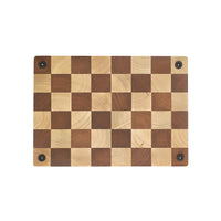 Shinrai Knives - Planche à découper de luxe pour échecs - Bois de bout - Ensemble