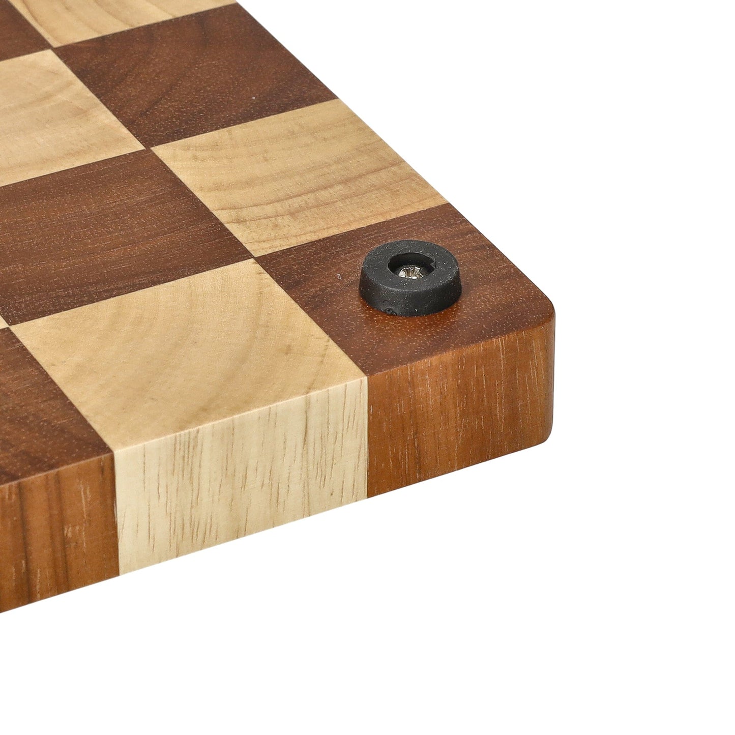Shinrai Knives - Planche à découper de luxe pour échecs - Bois de bout - Ensemble