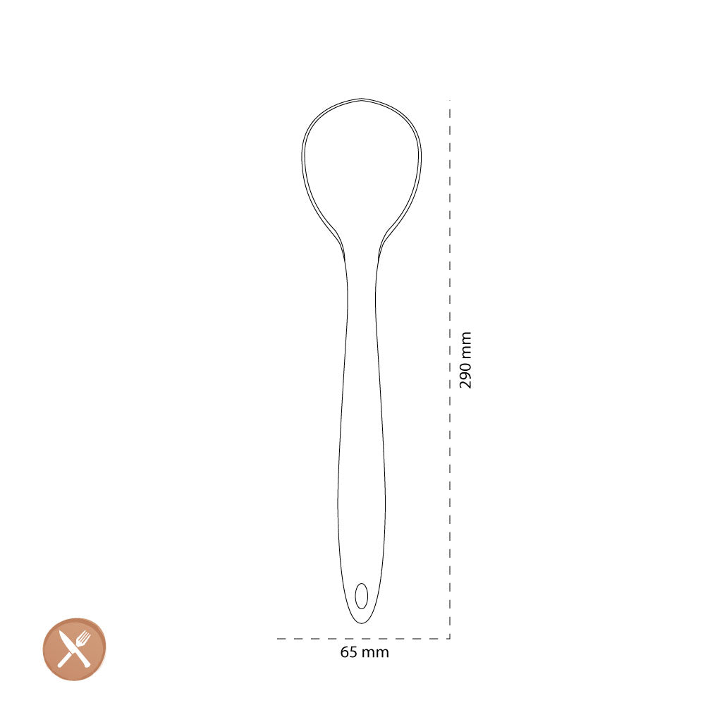 Outils2Cook - Cuillère Silicone Muscade Grise