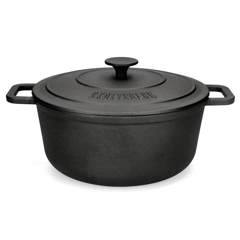Skottsberg - Cast Iron Braadpan 28 cm rond met deksel Braadpan Skottsberg 