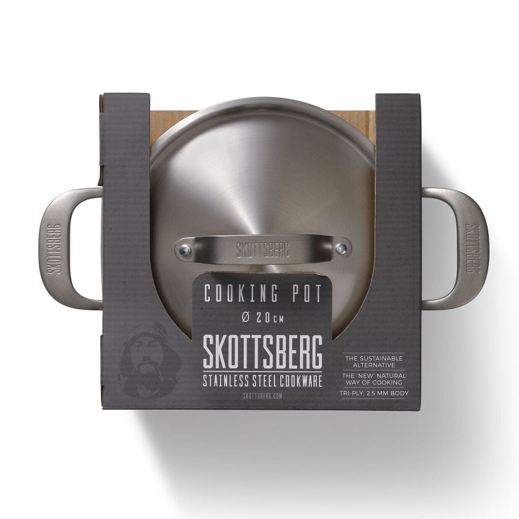 Skottsberg - Stainless Steel Kookpan 20 cm met deksel Kookpan Skottsberg 