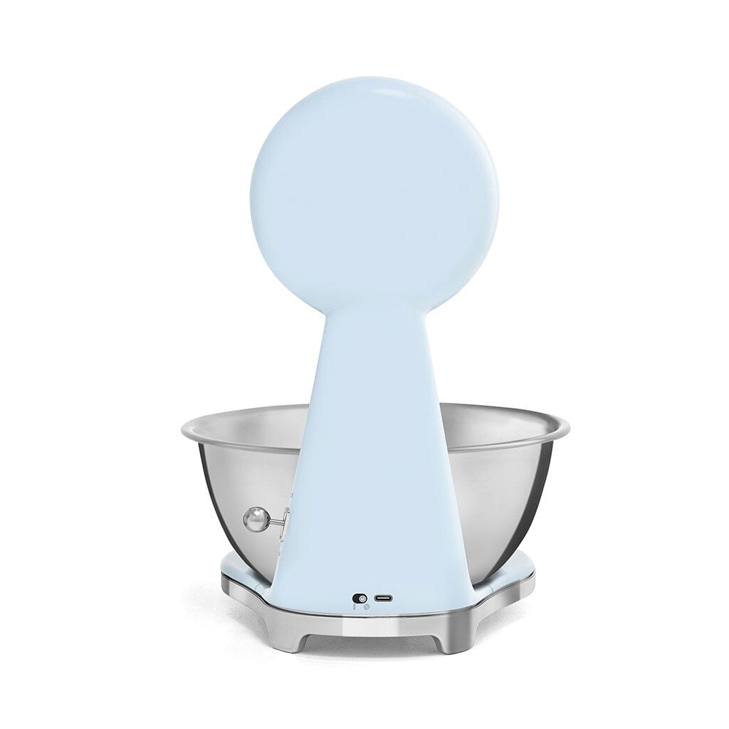 SMEG - Weegschaal Digitaal Jaren 50 Pastelblauw Keukenweegschaal Smeg 