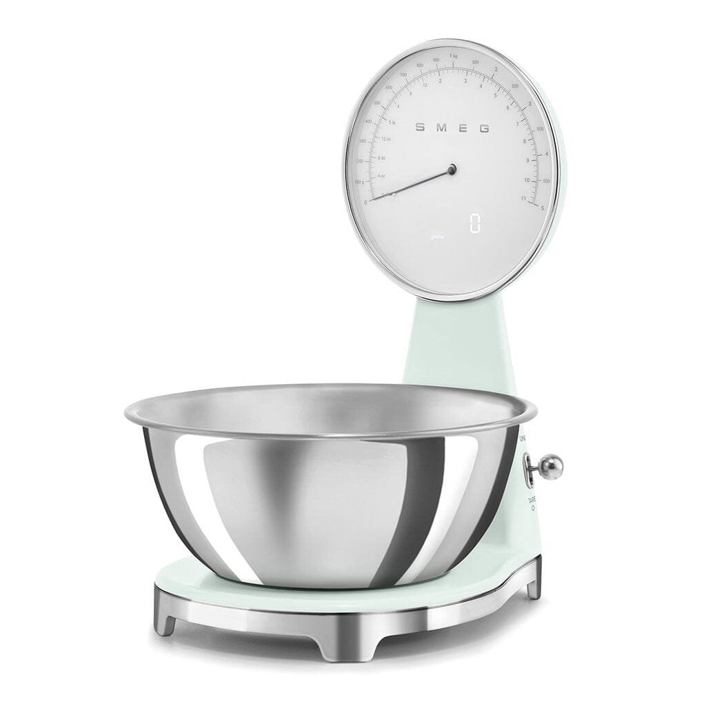 SMEG - Weegschaal Digitaal Jaren 50 Watergroen Keukenweegschaal Smeg 