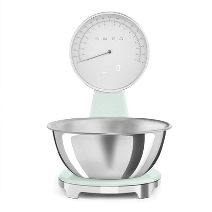 SMEG - Weegschaal Digitaal Jaren 50 Watergroen Keukenweegschaal Smeg 
