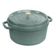 Staub - Round cocotte 28 cm - eucalyptus