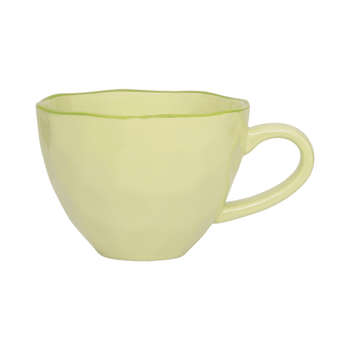 Culture de la nature urbaine - Bonjour - Mug cappuccino - Sculpté - Vert pâle Culture de la nature urbaine
