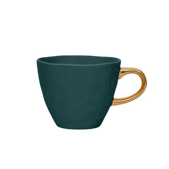 Culture de la nature en ville - Bonjour - Tasse à café - Tasse à café bleu-vert Culture de la nature en ville