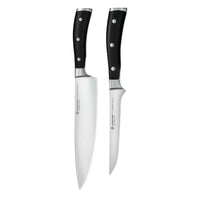 Wüsthof - Classic Ikon 2-delige Messenset - Koksmes + Fileermes Messenset Wusthof 