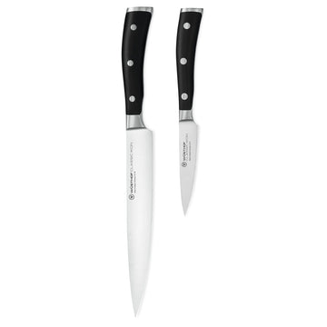 Wüsthof - Classic Ikon 2-delige Messenset - Vleesmes + Officemes Messenset Wusthof 