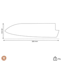 Yaxell - Kantana Mesbeschermer voor Santoku mes 16.5 cm Messenbeschermer Yaxell 