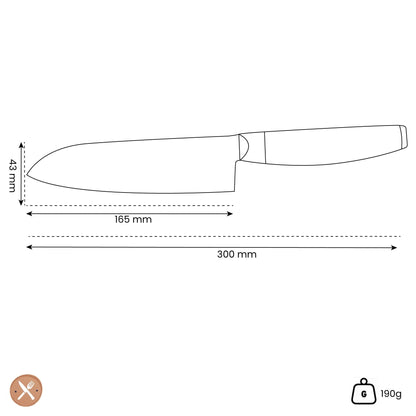 Yaxell - Ketu Santokumes 16,5 cm Santokumes Yaxell 