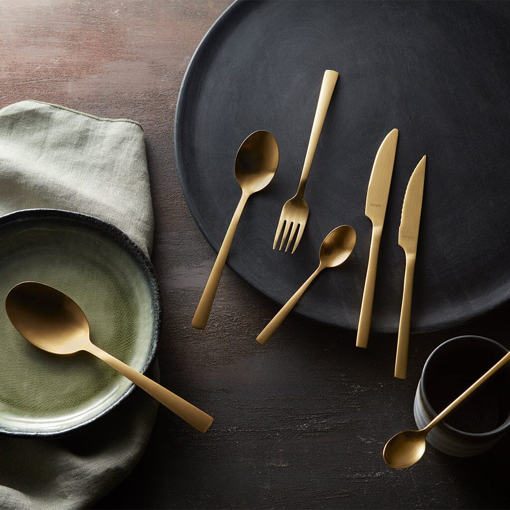 Gold cutlery