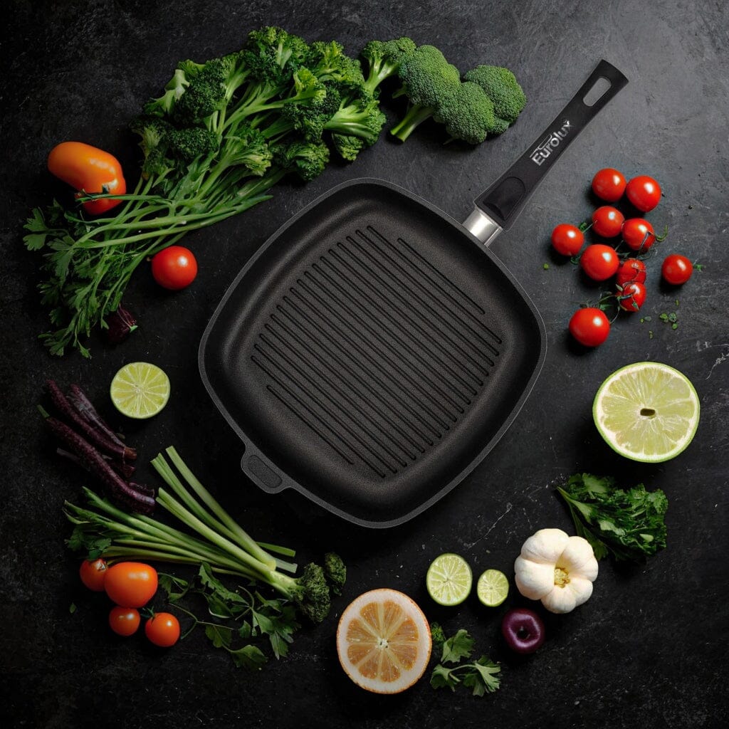 Cast iron grill pans